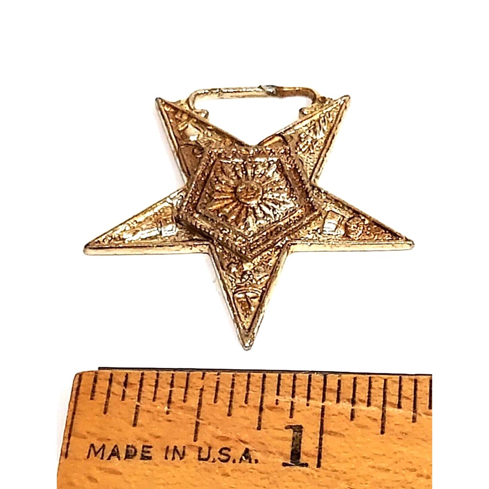 Order of the Eastern Star Jewel - Older- Gold Plated